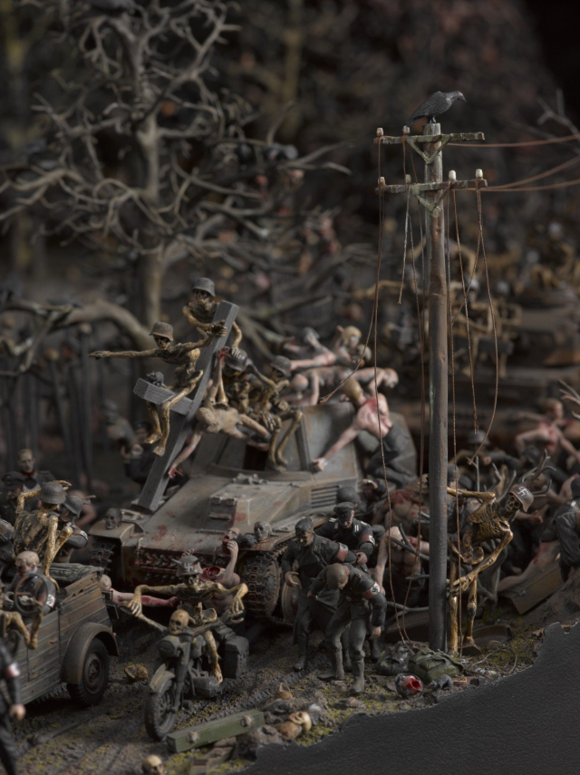 Jake and Dinos Chapman, The sum of all evil, 2012/2013, detail.