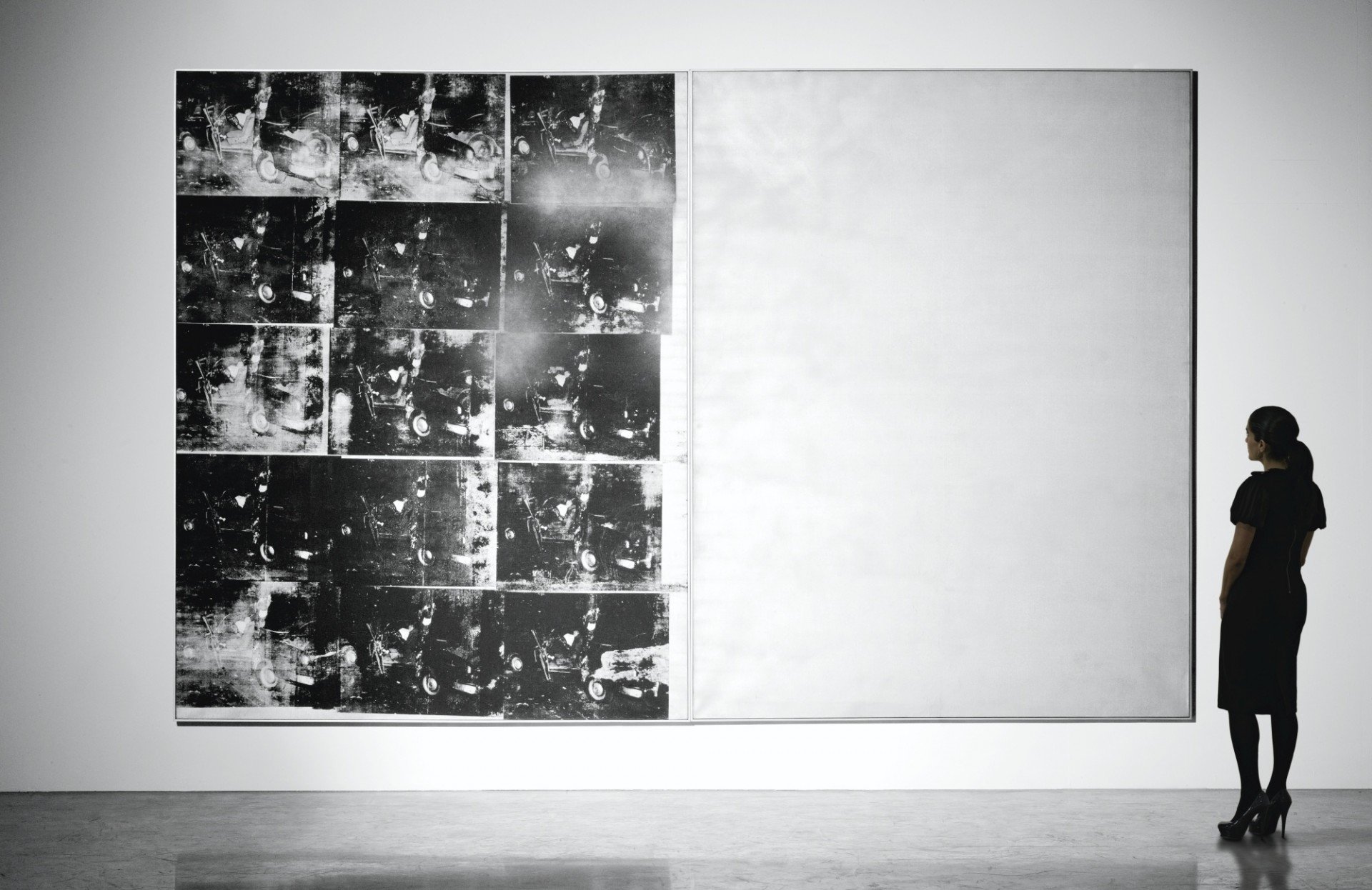 "Silver Car Crash 3 (Double Disaster)", 1963, Andy Warhol