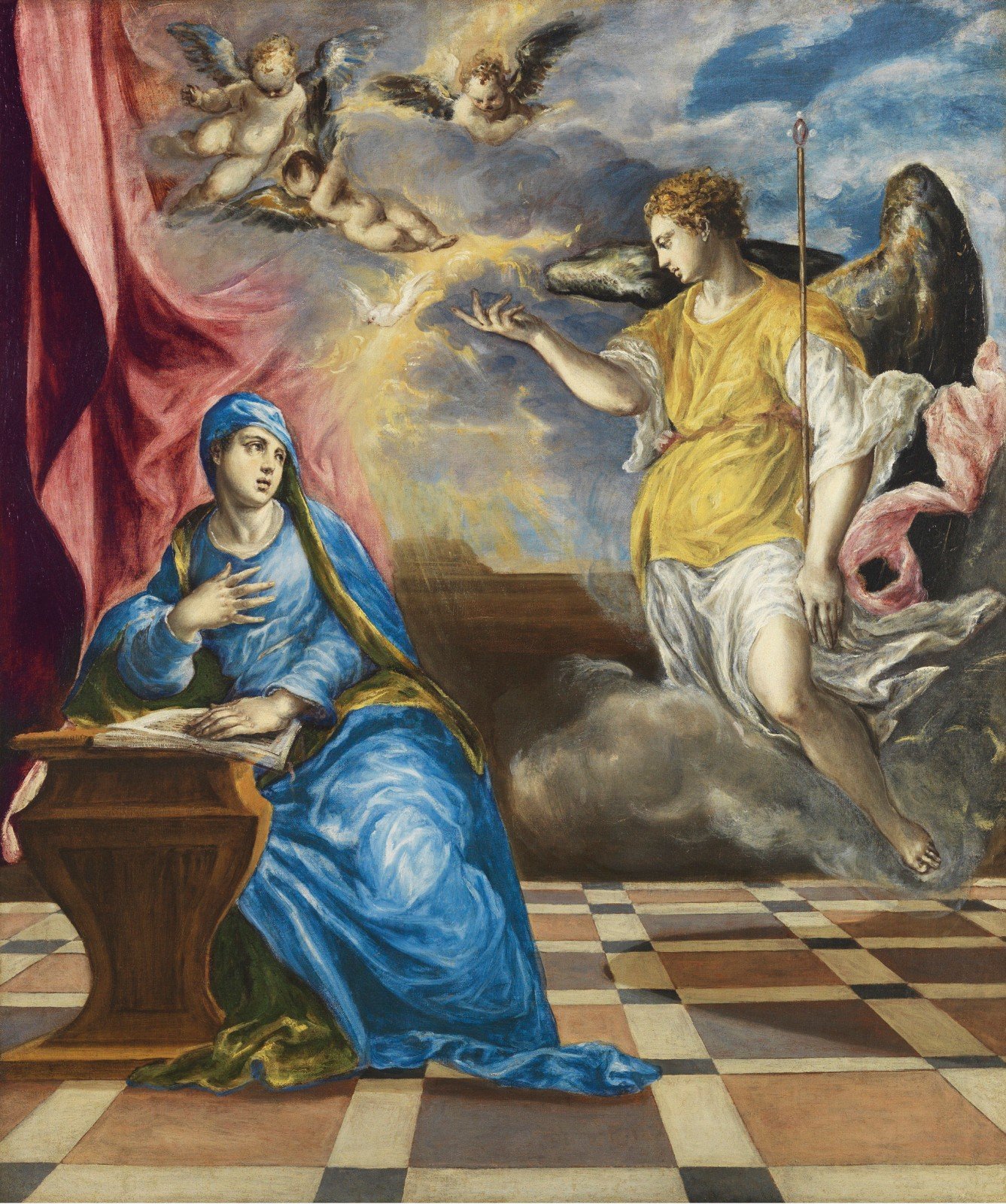 El Greco, “Annunciation”, 1576, Museo Thyssen-Bornemisza