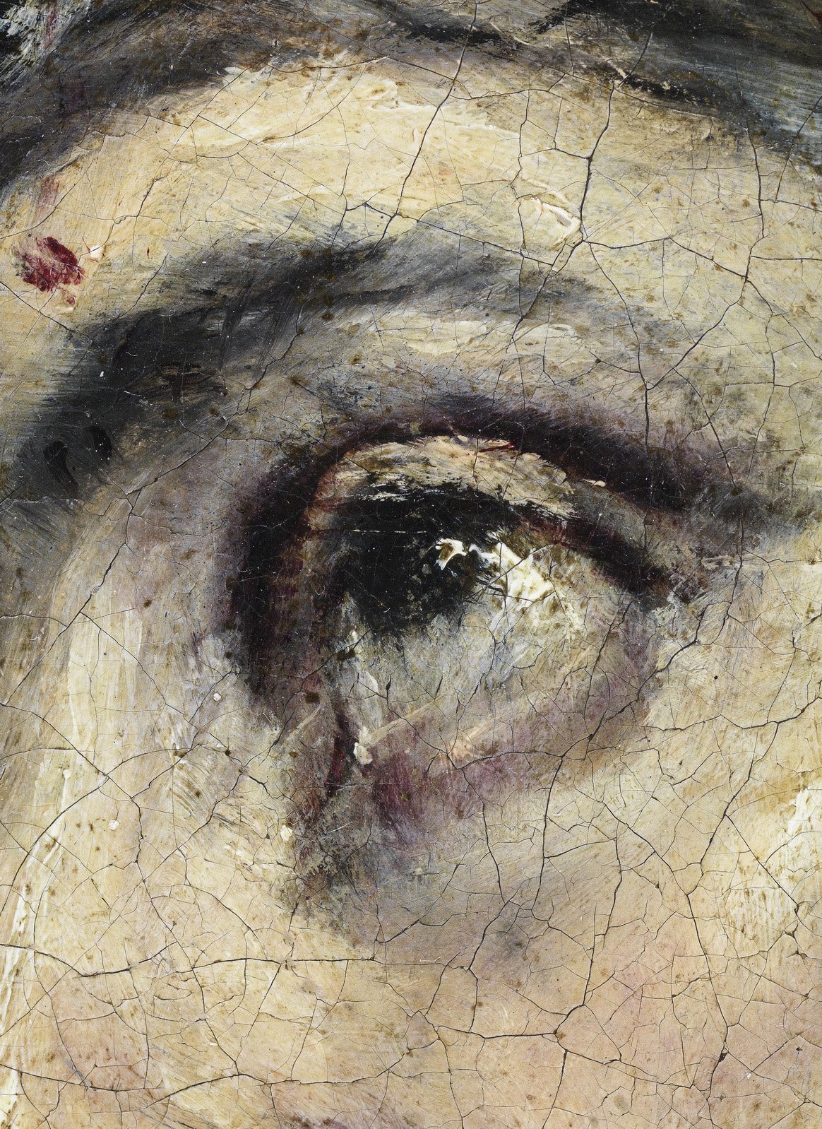 El Greco, “Christ embraced the cross”, detail, 1587-96, Museo Thyssen-Bornemisza
