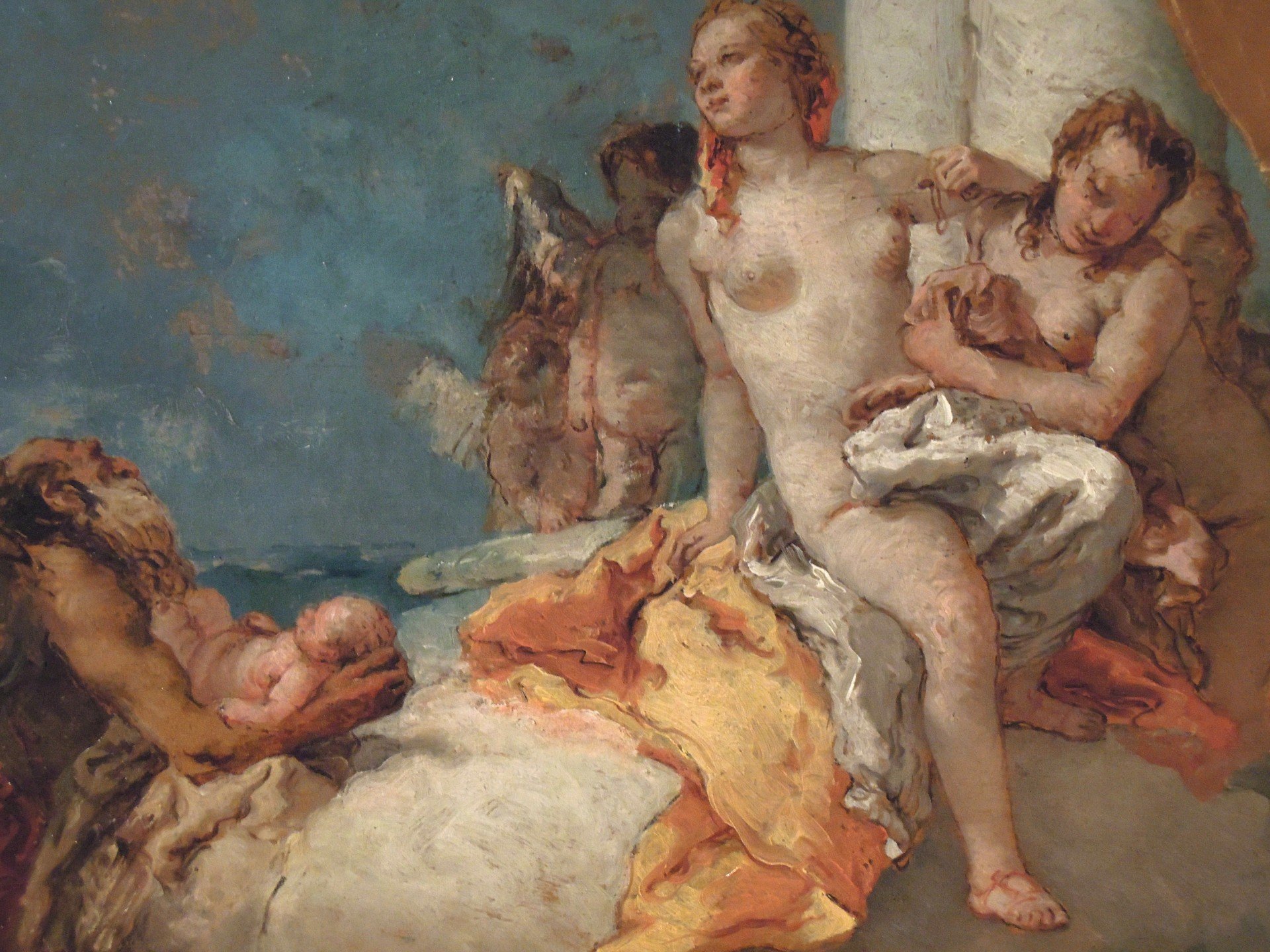 Giambattista Tiepolo, Allegory of the birth of Francis I d'Habsbourg, 1768-1770.