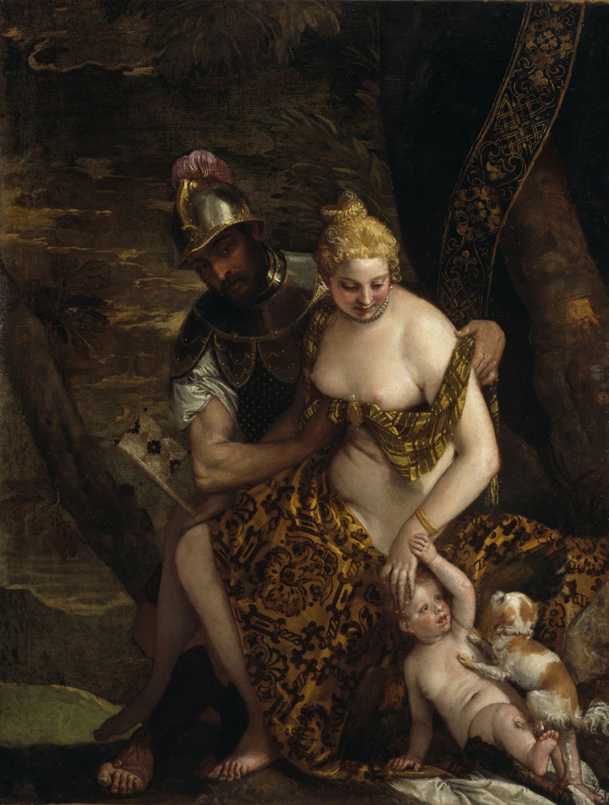 Paolo Veronese (1528-1588), “Venus, Mars and Cupid”, about 1580. Oil on canvas, 163 × 125 cm © National Galleries of Scotland