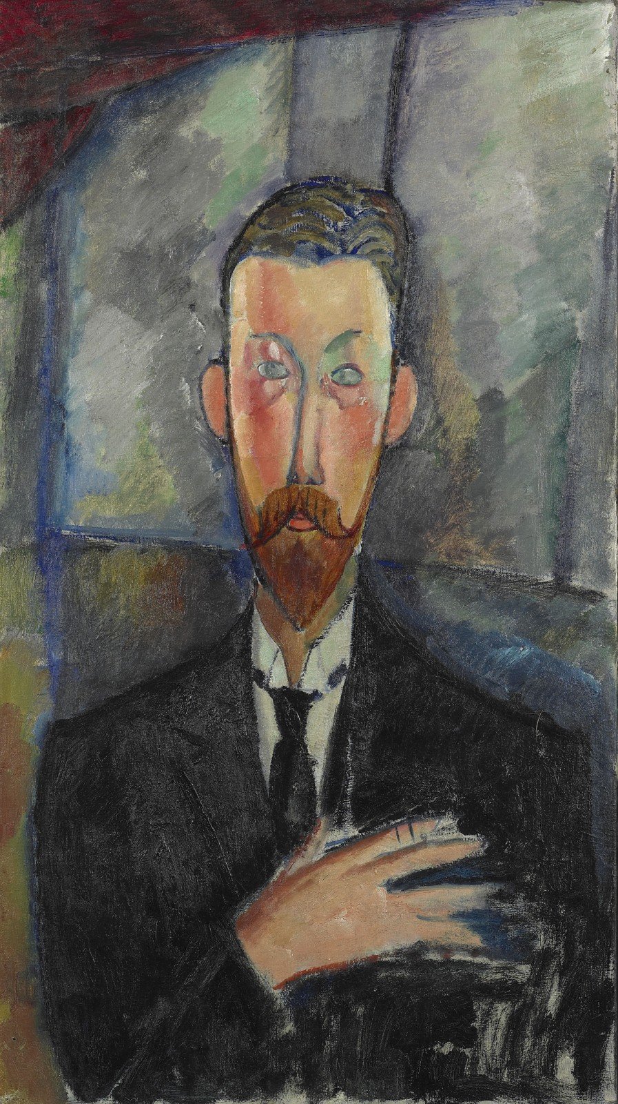 "Paul Alexandre", Amedeo Modigliani, Oil on canvas, 81 x 45.6 cm 1913 Ruan, Musée des Beaux-Arts