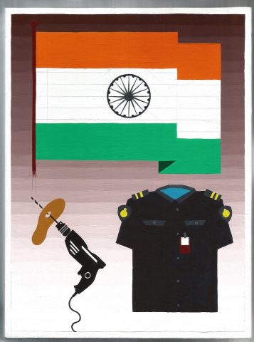 At the show with the artist: Kasper Bosmans interprets Sol Lewitt’s code by painting