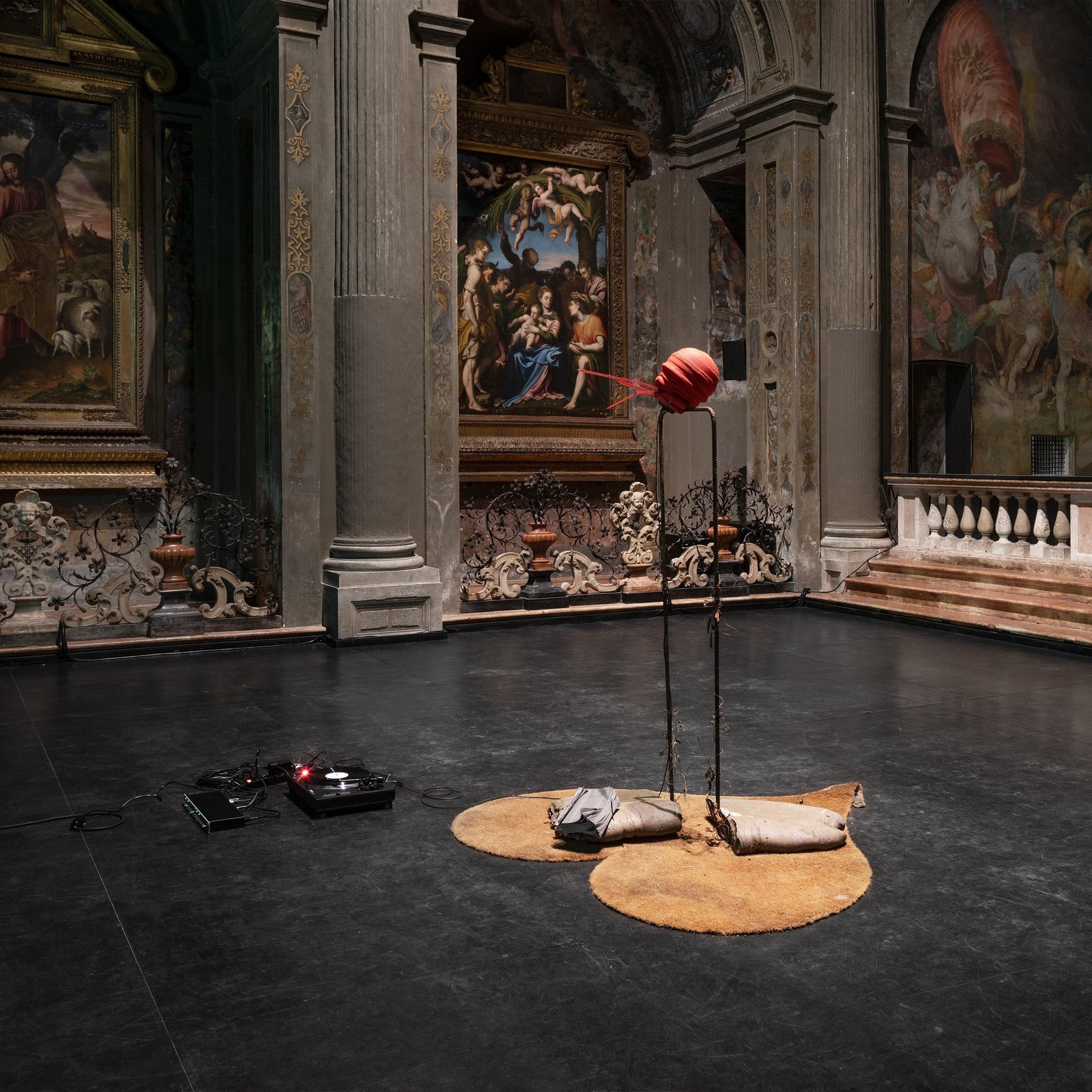 Michael Dean at Fondazione Converso (with Campi bros)