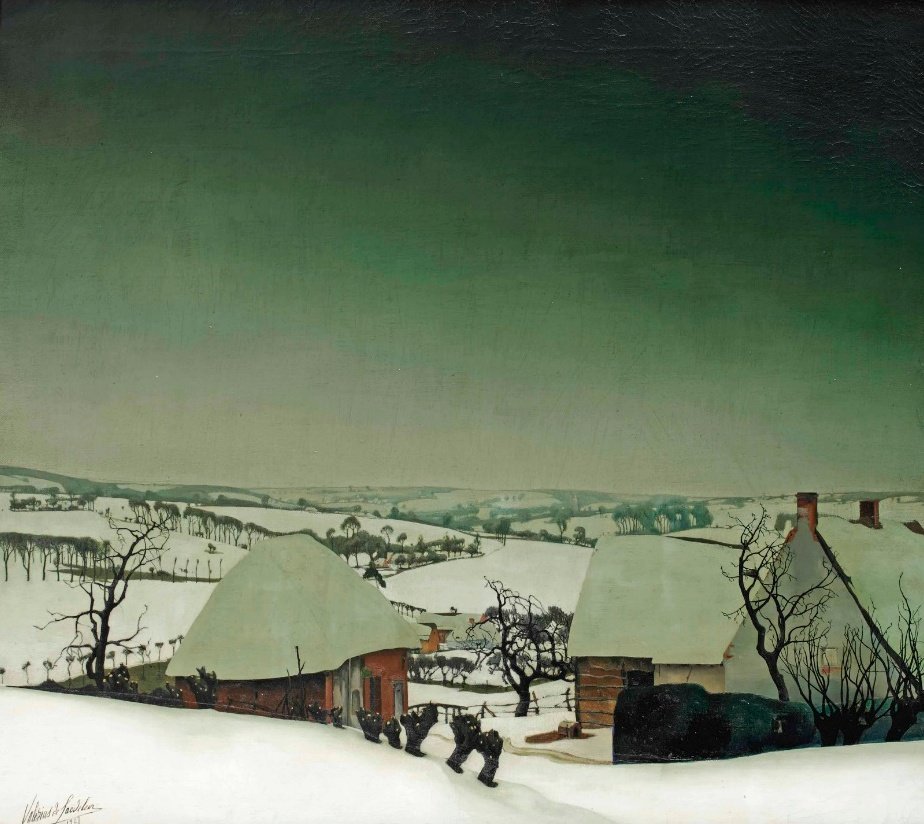 Valerius De Saedeleer, A Winter Landscape, 1915.