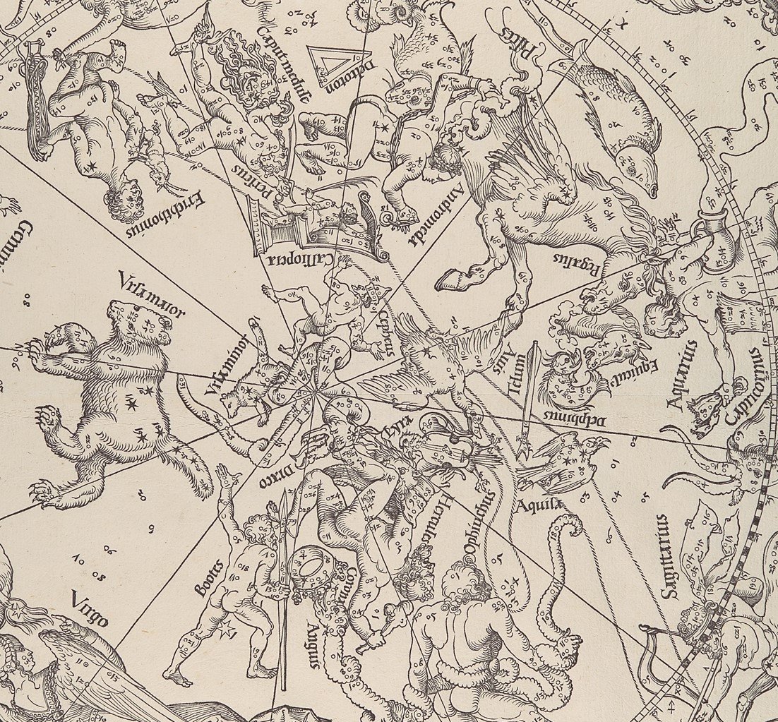 Albrecht Dürer, “The Celestial Map - Northern Hemisphere”