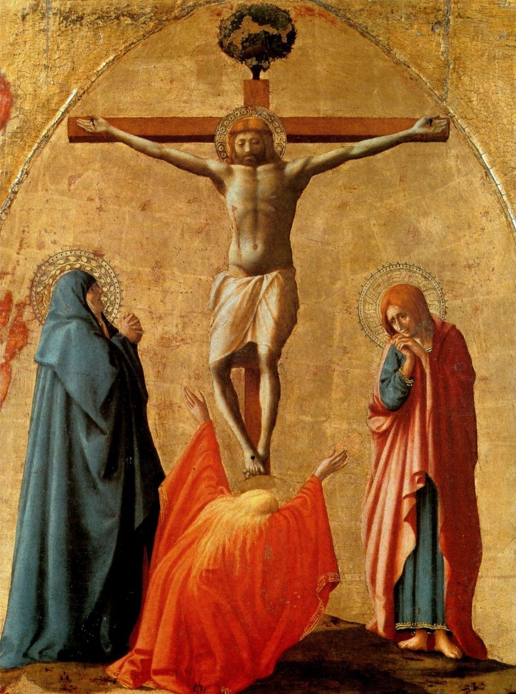 Masaccio Crocifissione - 1426 Museo Nazionale Capodimonte -Napoli