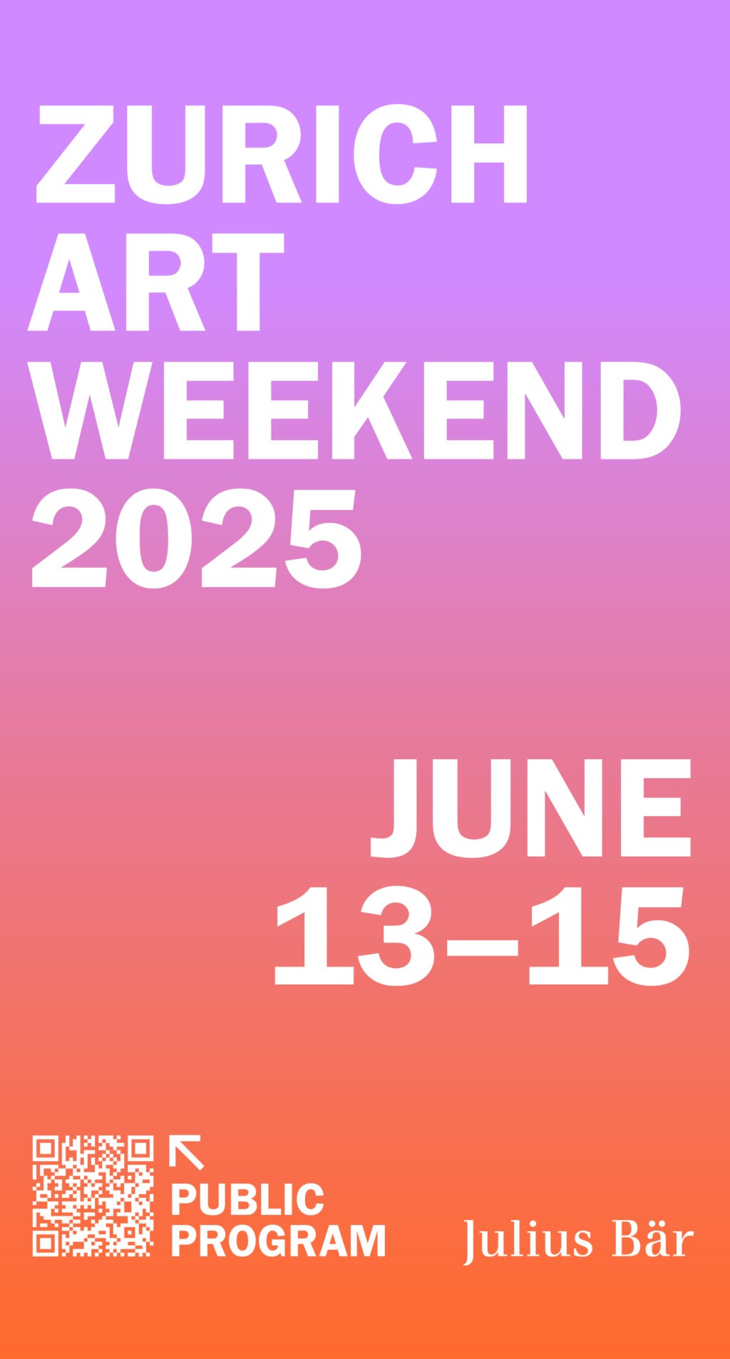 Zurich Art Weekend 2025