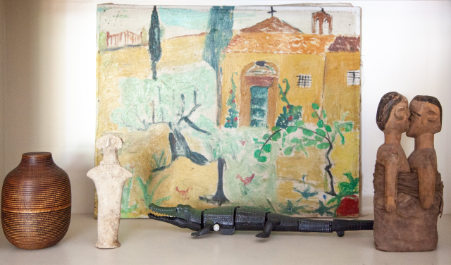 Objects from Sanam Khatibi’s collection. Photograph by Gabriela De Clercq.