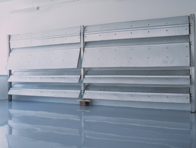 Jean Prouvé, Sun shutter, 1957, Aluminum. Courtesy of Galerie Jousse Entreprise