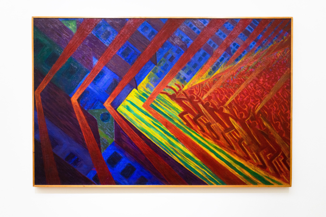 The Revolt, Luigi Russolo, 1911, Photographed by Haseeb Ahmed at the State Museum of the Hague, 2019.