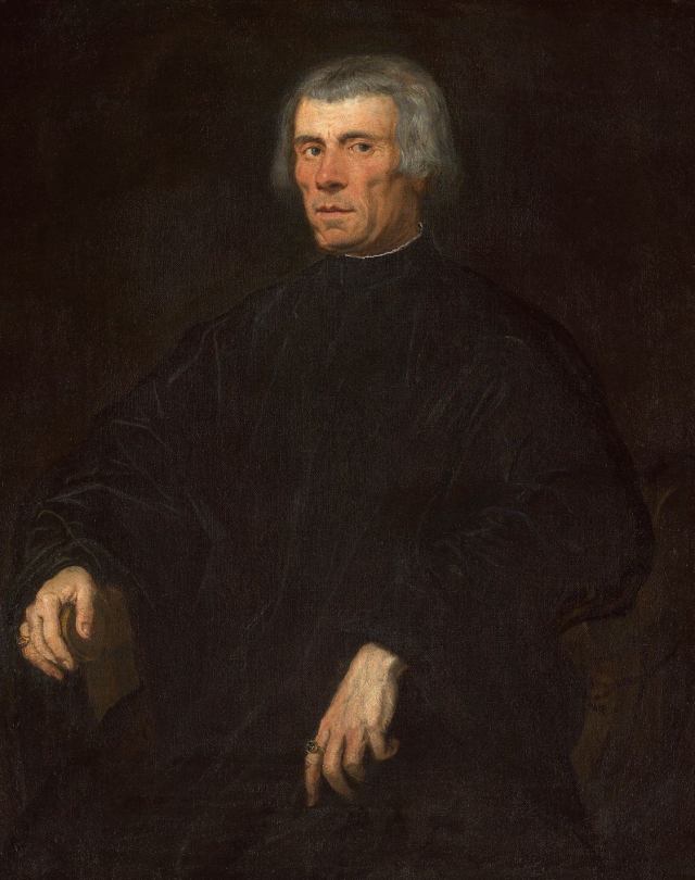 Jacopo Tintoretto, 1550s, oil on canvas, 44 3/8 x 35 in. (112.7 x 88.9 cm). Gift of George Blumenthal, 1941. Courtesy Metropolitan Museum, New York.